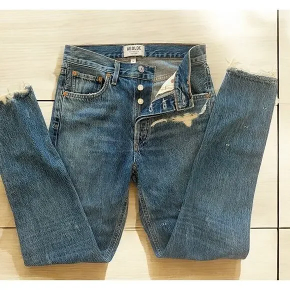 Agolde | Denim Jeans in dark wash | size 24 - Picture 4 of 7